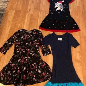 Girls dresses sweater dresses size 8/10